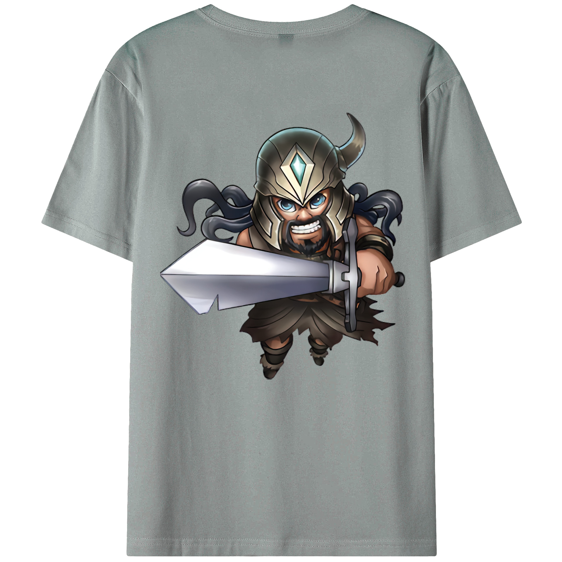 （画像用） リーグ・オブ・レジェンド League of Legends LOL 綿100％ メンズ半袖Tシャツ（バックプリント） 通気性